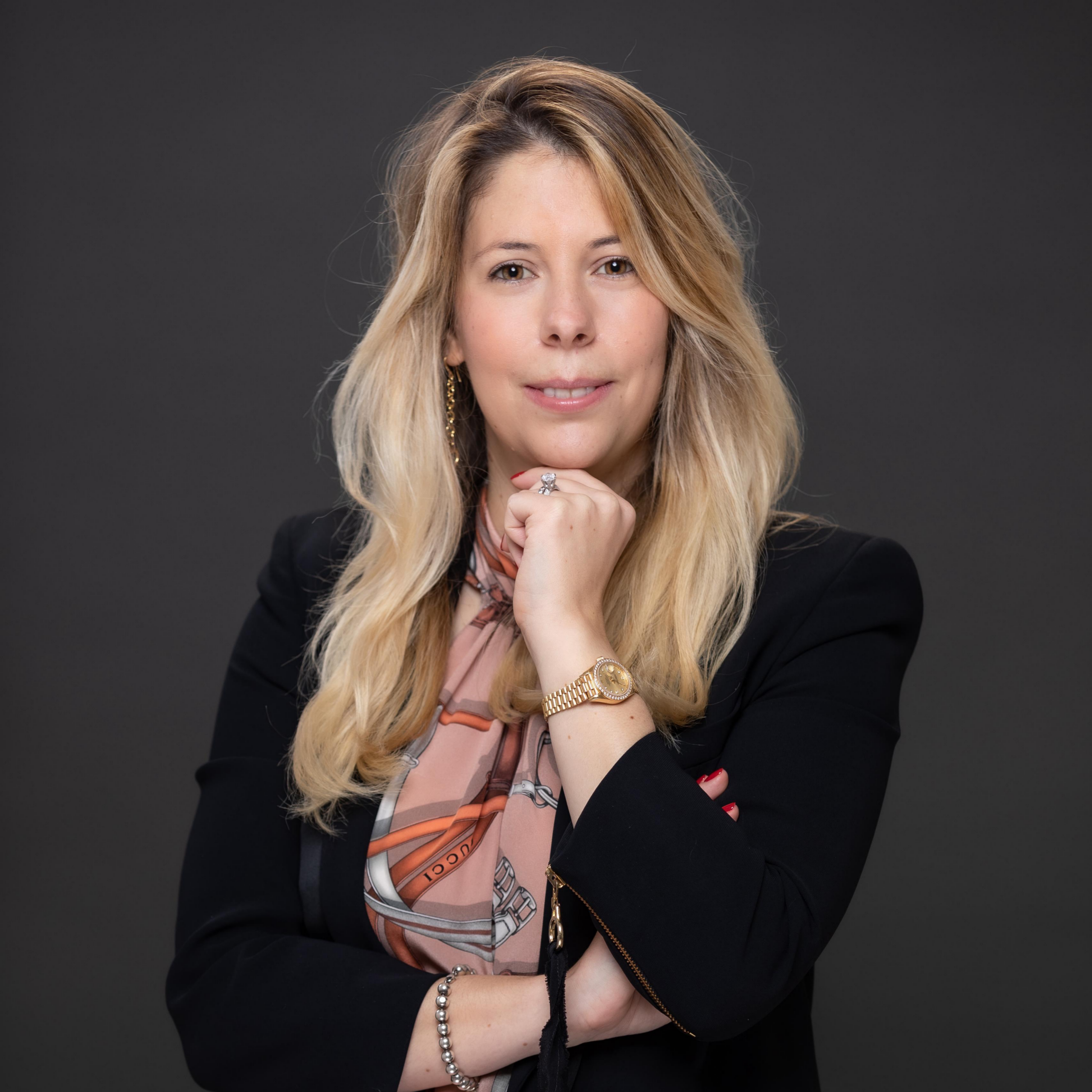 Professional headshot of Giulia Francesca Jaeger, lawyer at JBCV Luxembourg, specialist in EU competition law, economic criminal law, and administrative litigation.